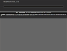 Tablet Screenshot of chiefminister.com